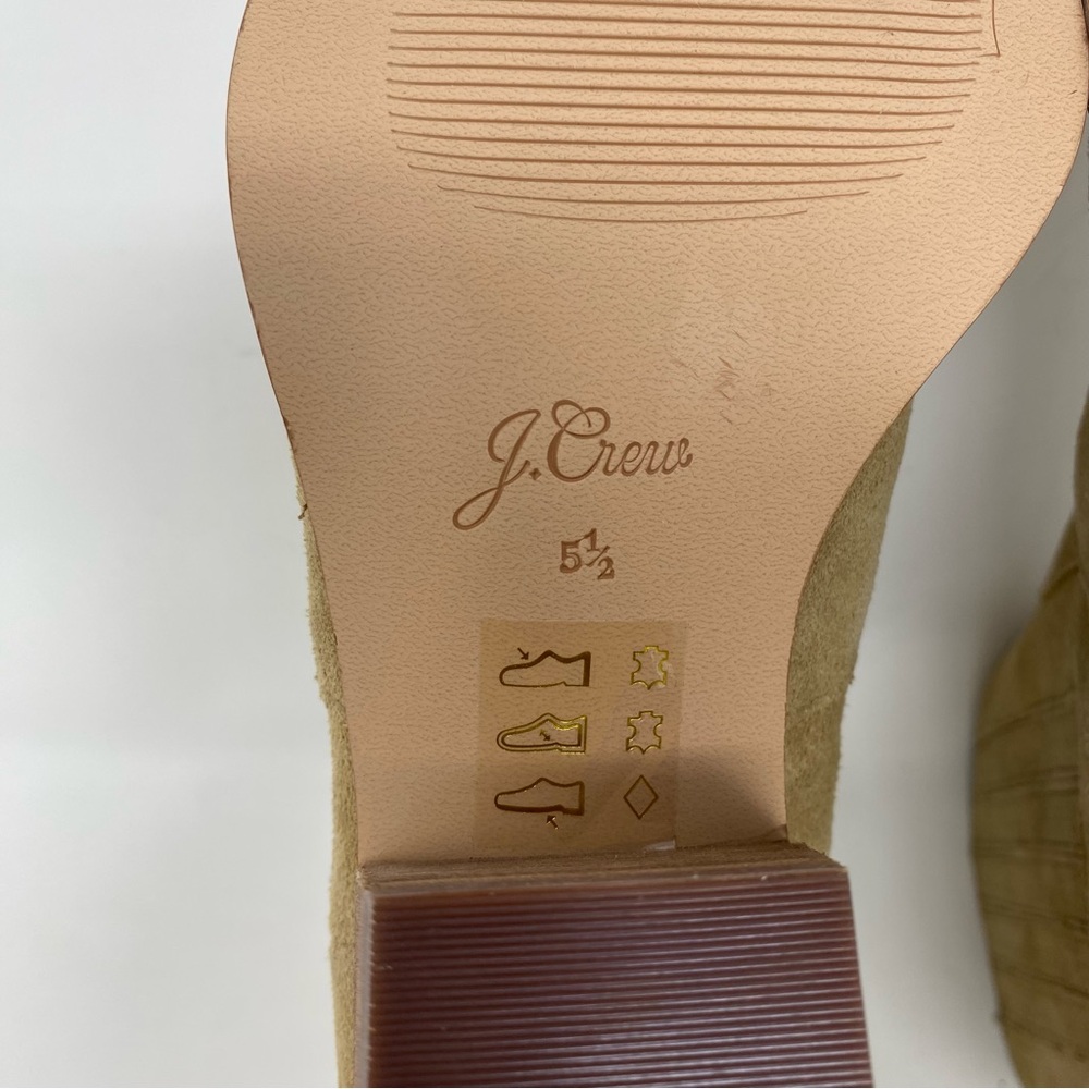 J. Crew Western Boots in Tan Suede - Picture 9 of 10
